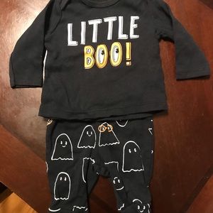 Halloween “Little Boo” pants and top